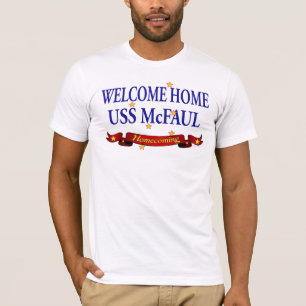 Camiseta USS Home bem-vindo McFaul