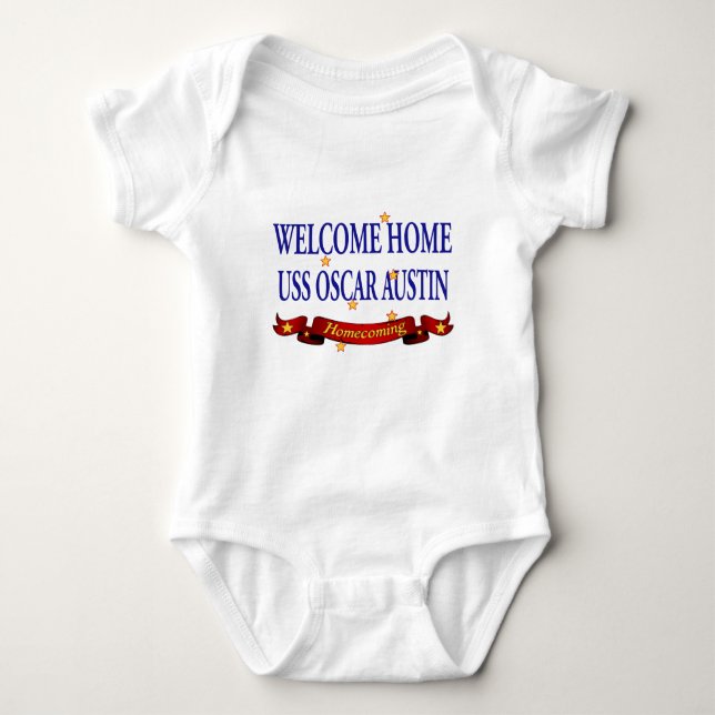 Camiseta USS Home bem-vindo Oscar Martin (Frente)