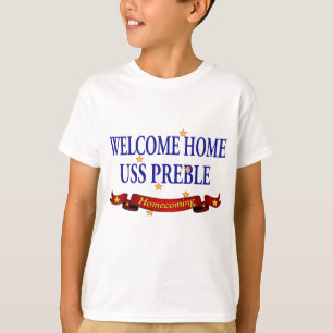 Camiseta USS Home bem-vindo Preble