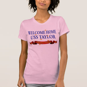 Camiseta USS Home bem-vindo Taylor
