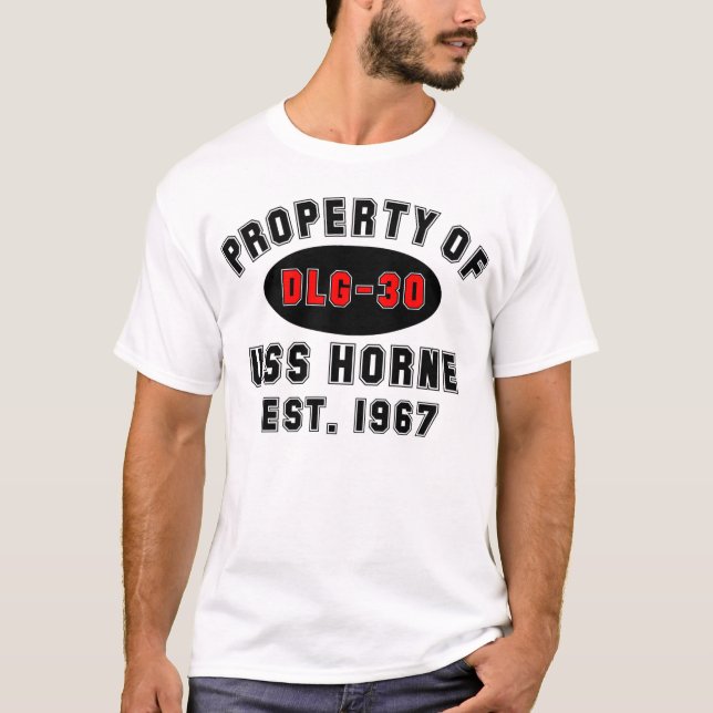 Camiseta USS Horne DLG-30 (Frente)