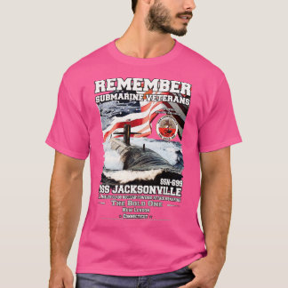 Camiseta USS Jacksonville SSN699 Veteranos Submarinos