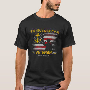 Camiseta USS Kearsarge CV 33 Transportadora de Aeronaves Ba
