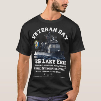 Camiseta USS Lake Erie CG70 Veteranos cruzadores