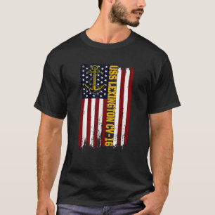 Camiseta USS Lexington CV 16 Transportadora aérea American