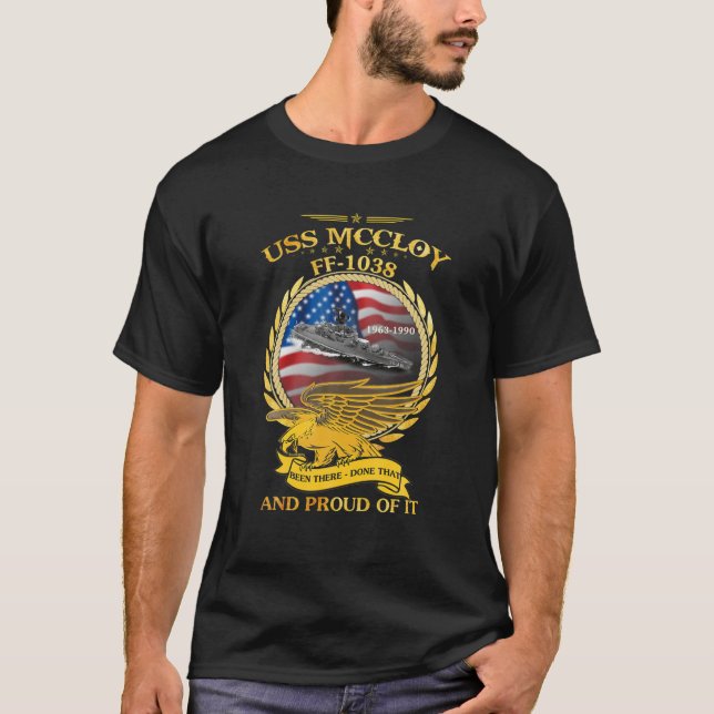 Camiseta USS McCloy FF 1038 T Shirt (Frente)