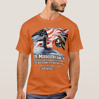 Camiseta USS Missouri SSN780 Veteranos Submarinos