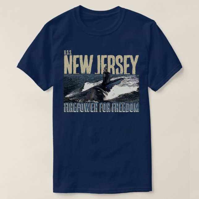 CAMISETA USS NEW JERSEY (Frente do Design)