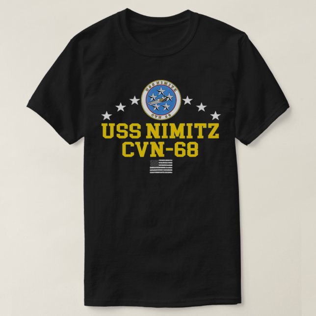 Camiseta USS Nimitz CVN68 (Frente do Design)