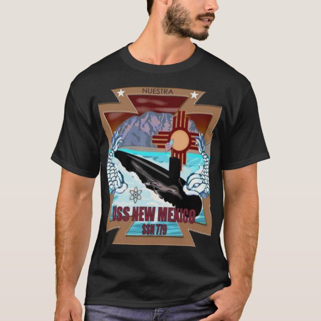 Camiseta USS Novo México (SSN-779) (Frente)