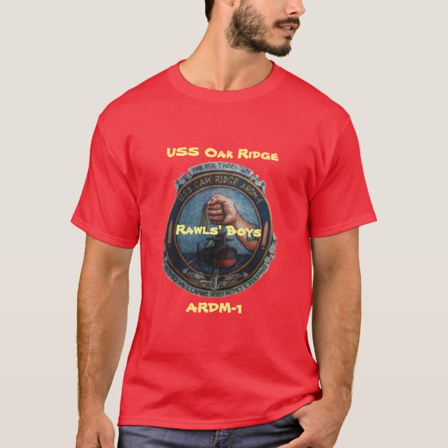 Camiseta USS Oak Ridge, Rawls Boys (Frente)