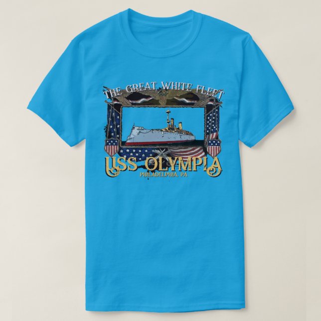 CAMISETA USS OLYMPIA (Frente do Design)