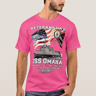 Camiseta USS Omaha LCS12 Independência - Marinho EUA