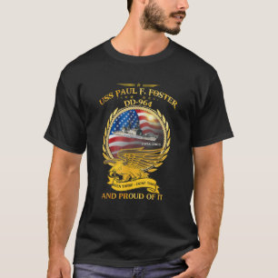 Camiseta USS Paul F Foster DD 964 1976 2003 T Shirt