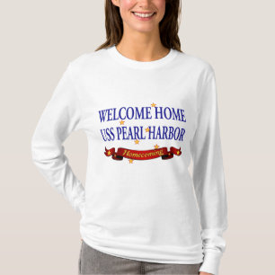 Camiseta USS Pearl Harbor Home bem-vindo