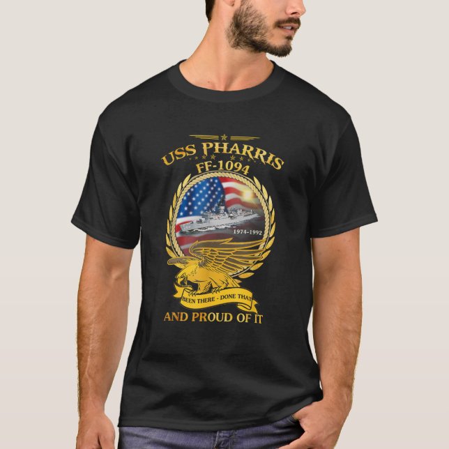 Camiseta USS Pharris FF 1094 (Frente)