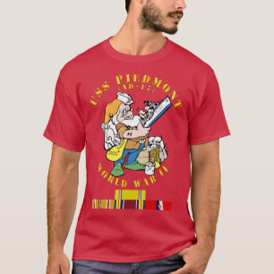 Camiseta USS Piemonte AD17 w PAC SVC WII
