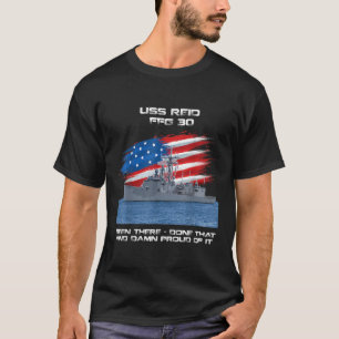 Camiseta USS Reid FFG 30 Classe Frigate American Flag Veter