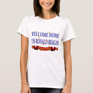 Camiseta USS Ronald Reagan Home bem-vindo