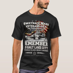 Camiseta USS Salt Lake City CA25 US Heavy cruziser