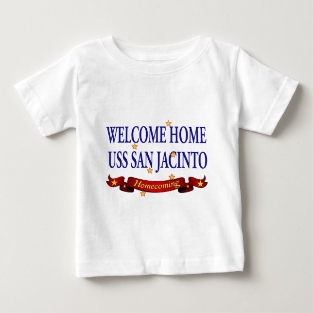 Camiseta USS San Jacinto Home bem-vindo (Frente)