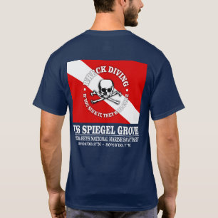 Camiseta USS Spiegel Grove (melhores destroços)