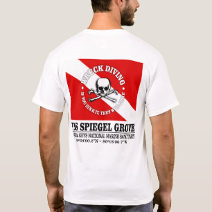 Camiseta USS Spiegel Grove (melhores destroços)