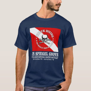 Camiseta USS Spiegel Grove (melhores destroços)