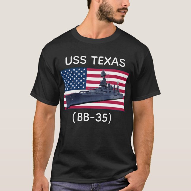 Camiseta USS Texas (BB-35) (Frente)