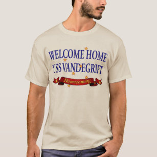 Camiseta USS Vandegrift Home bem-vindo
