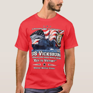Camiseta USS Vicksburg CG69 Cruiser