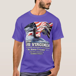 Camiseta USS Virginia SSN774 Veteranos Submarinos