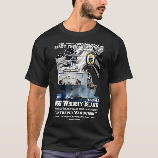 Camiseta USS Whidbey Island LSD41 - navio de aterrissagem d