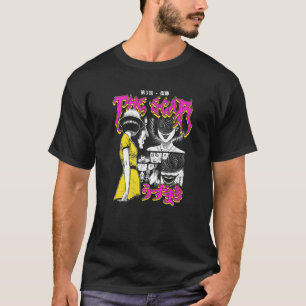 Camiseta Usuaki - Gráfico Colorido de cicatriz