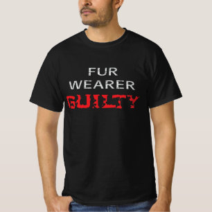 Camiseta Usuário de peles culpado
