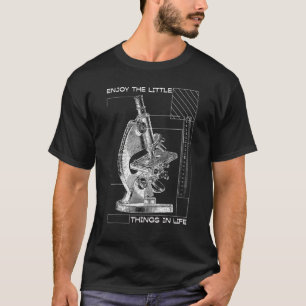 Camiseta Usufrua Das Pequenas Coisas No Microscópio De Vida