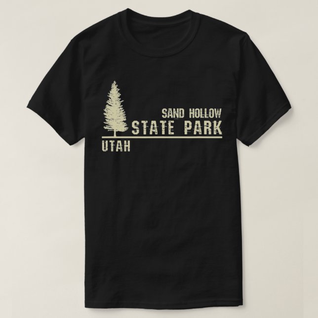 Camiseta UT Souvenir - Utah Sand Hollow State Park (Frente do Design)