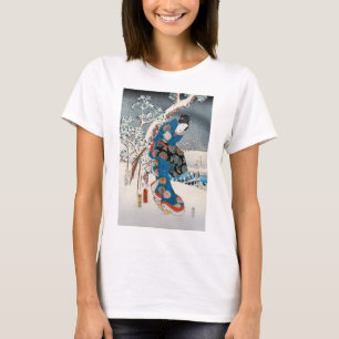 Camiseta Utagawa Hiroshige - Conto de Genji, Mulher Elegant