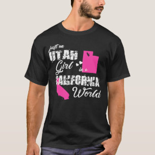 Camiseta Utah é uma garota de Utah na Califórnia