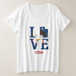 Camiseta Utah estado love USA