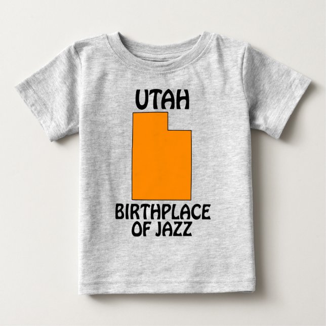 Camiseta Utah - Local de Nascimento do Jazz (Frente)