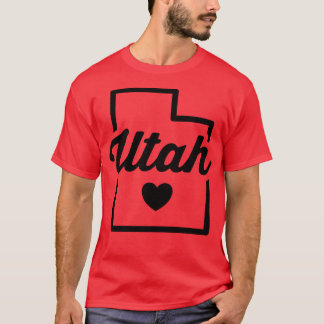 Camiseta Utah Love Outline Vintage