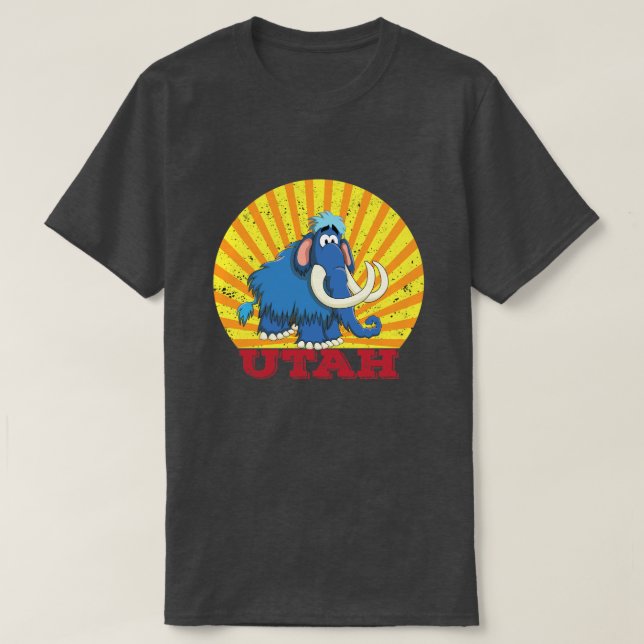 Camiseta Utah mammoth (Frente do Design)