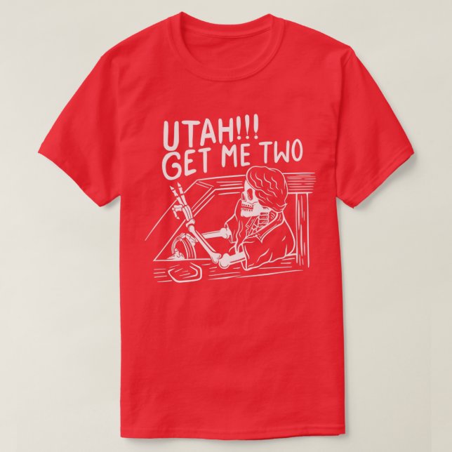 Camiseta utah me dê dois (Frente do Design)