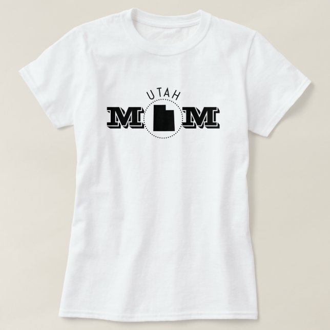 Camiseta Utah Mom  (Frente do Design)