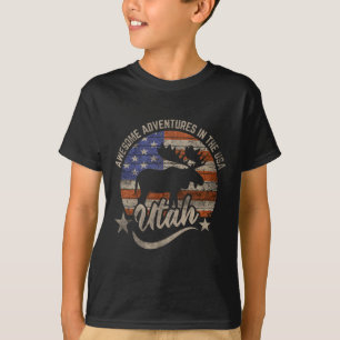 Camiseta Utah Oferece Roupa de Ataque De Caminho Para Pesca