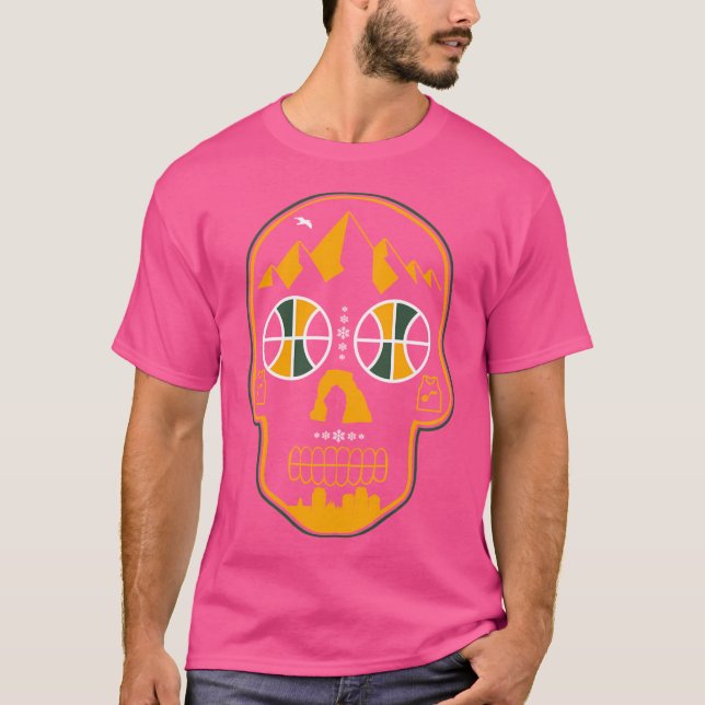 Camiseta Utah Sugar Skull (Frente)