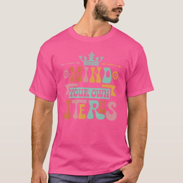 Camiseta Uterus Colorida Empoderamento Feminista Direito da (Frente)