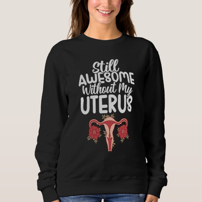 Camiseta Uterus Support Hysterectomy Recovery Products Ovar (Frente)
