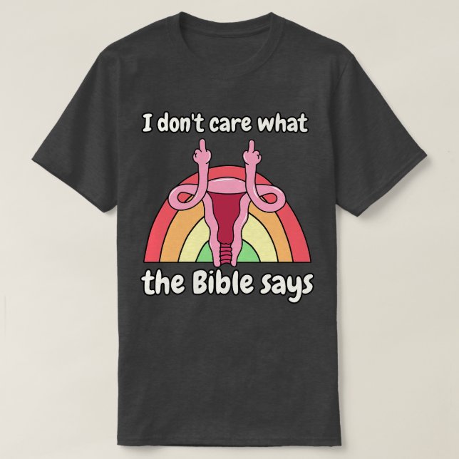 Camiseta Uterus Womens Rights (Frente do Design)